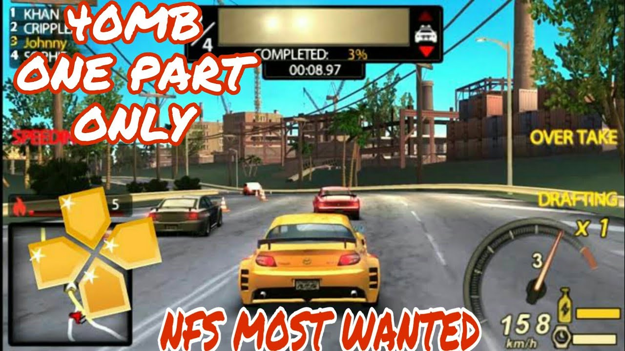 Download game need for speed most wanted ppsspp high compress for pc